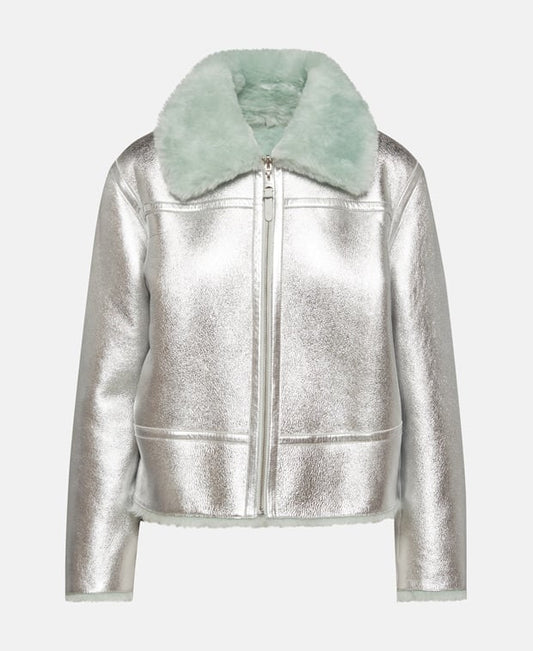Mackage Reversible leather jacket Mint