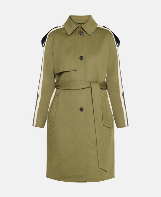 Mackage Wool trench coat Dark Green
