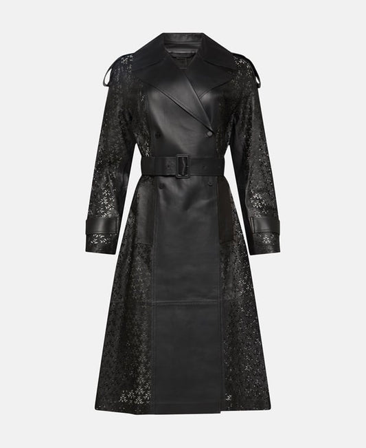 Mackage Leather trench coat