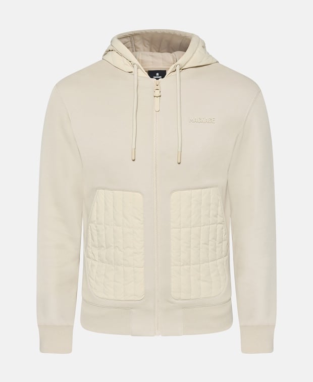 Mackage Hooded sweat jacket Beige