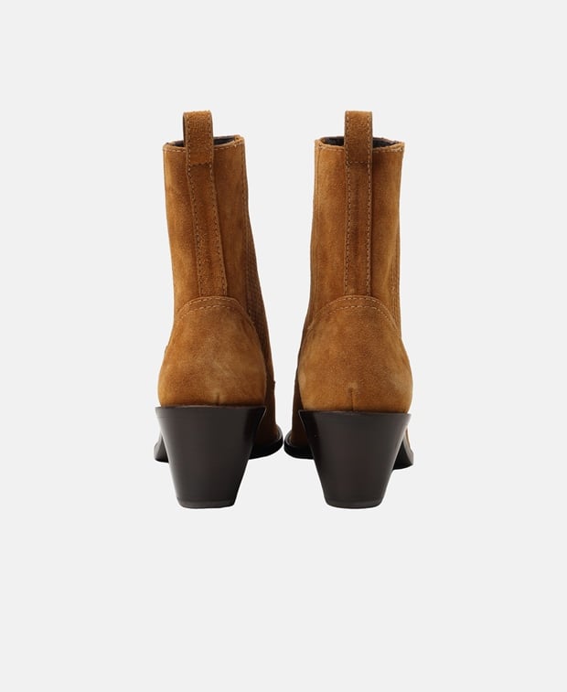 Tory Burch Western Ankle-boots Camel