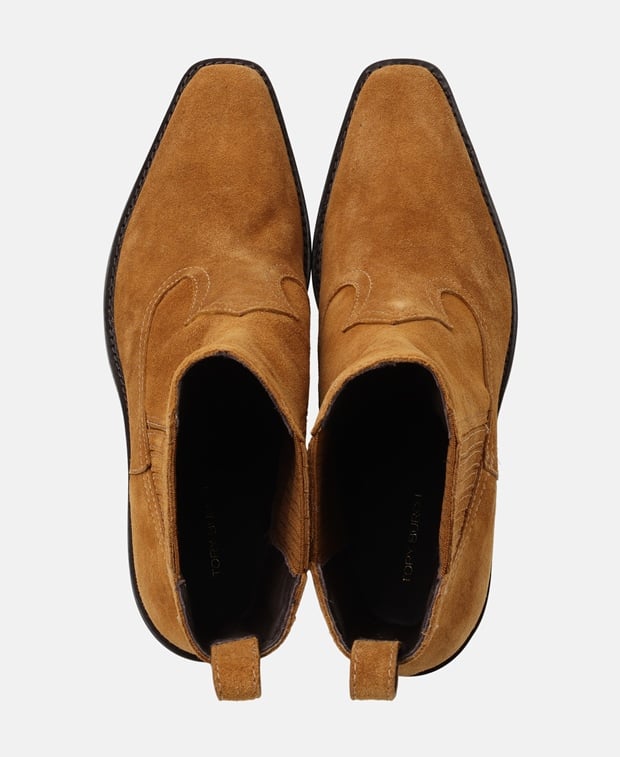 Tory Burch Western Ankle-boots Camel