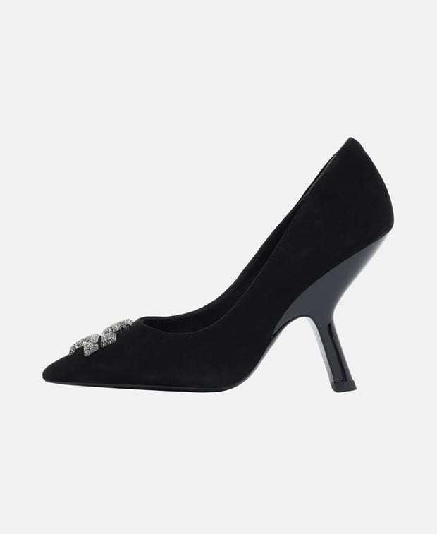 Tory Burch Eleanor Pave Pumps Black