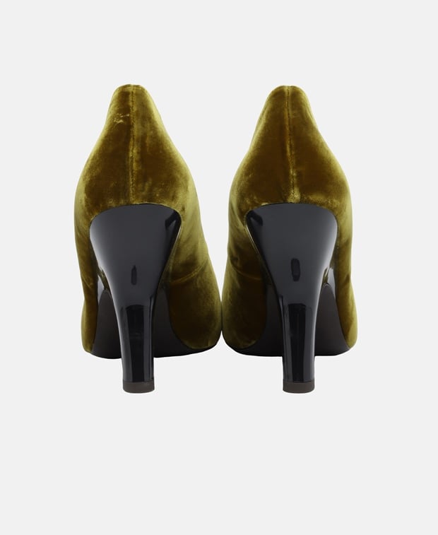 Tory Burch Eleanor Pave Pumps Moss