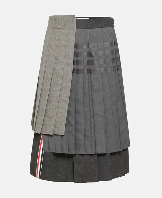 Thom Browne Wool skirt Medium Grey