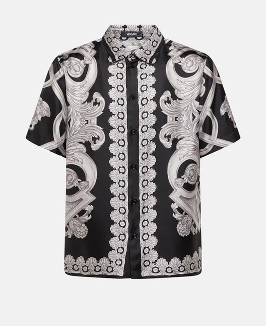 Versace Short sleeve silk shirt