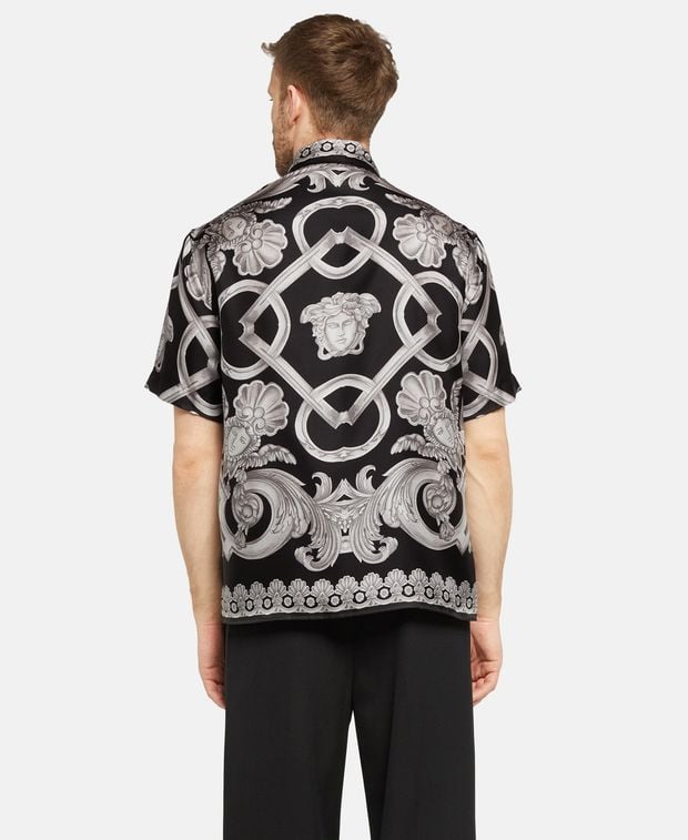 Versace Short sleeve silk shirt