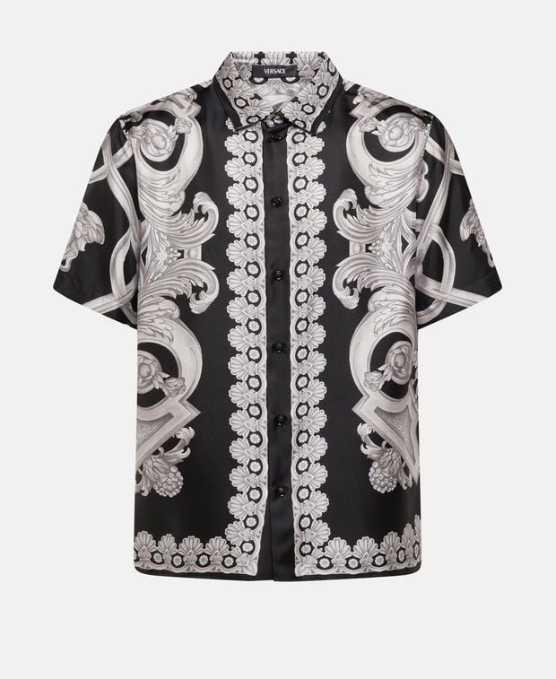 Versace Short sleeve silk shirt