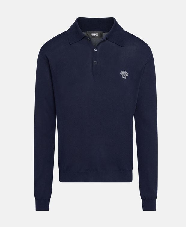 Versace Knitted polo shirt