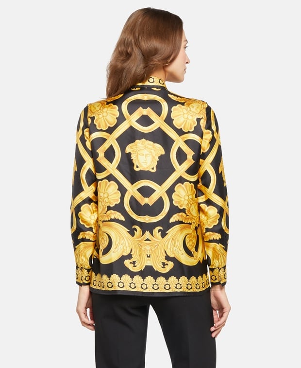 Versace Silk blouse Black