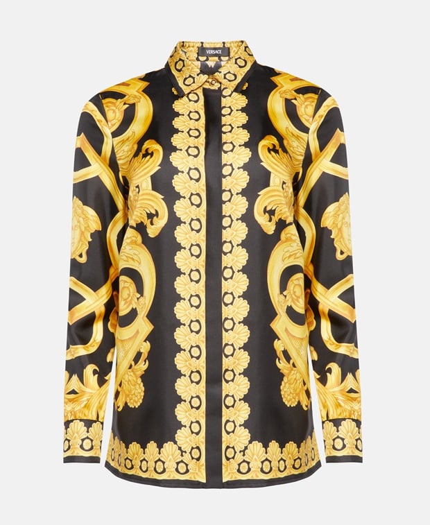 Versace Silk blouse Black