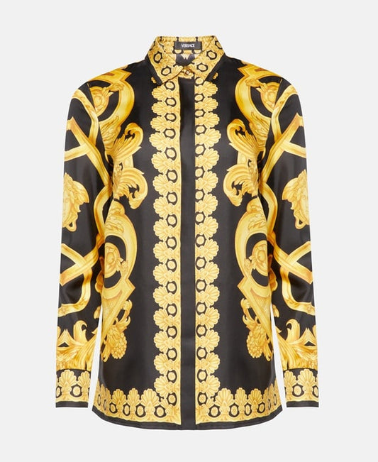 Versace Silk blouse Black
