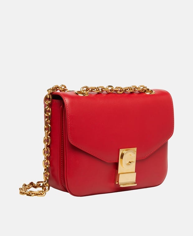 Celine Leather clutch Red