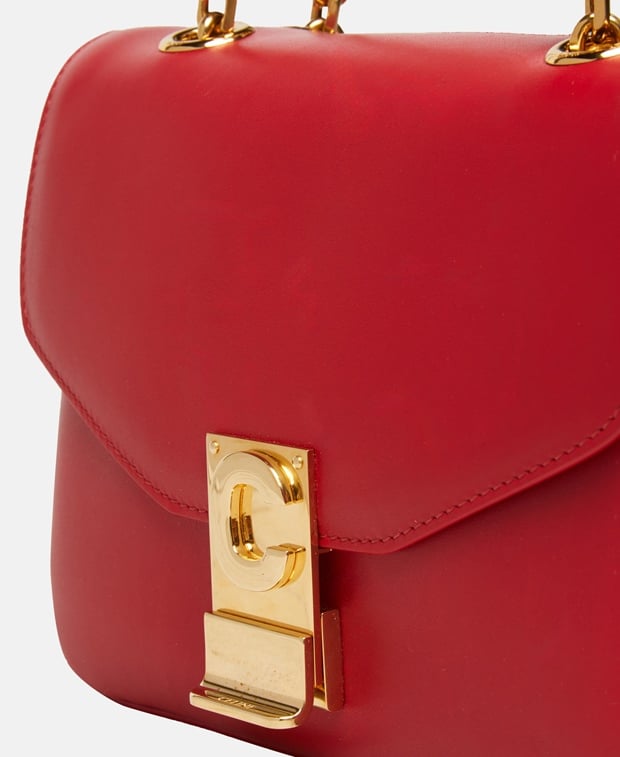 Celine Leather clutch Red