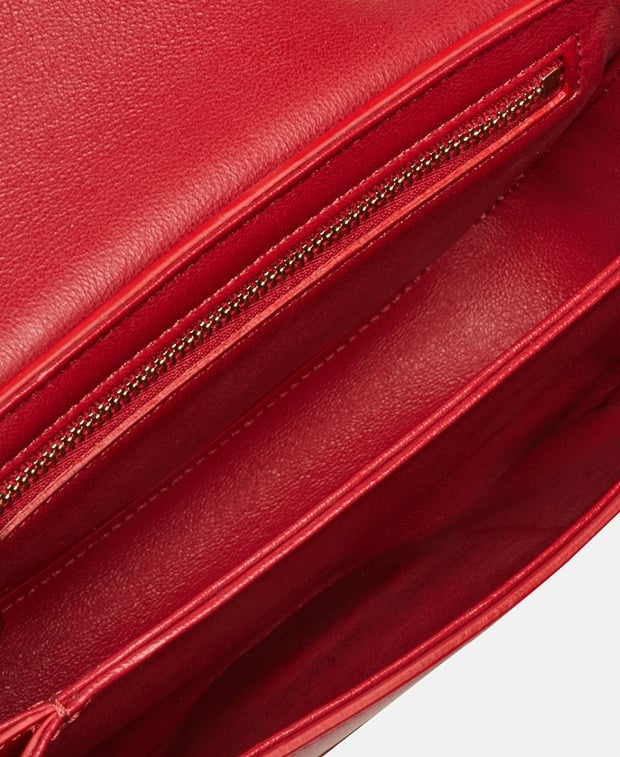 Celine Leather clutch Red