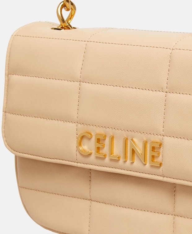 Celine Leather shoulder bag