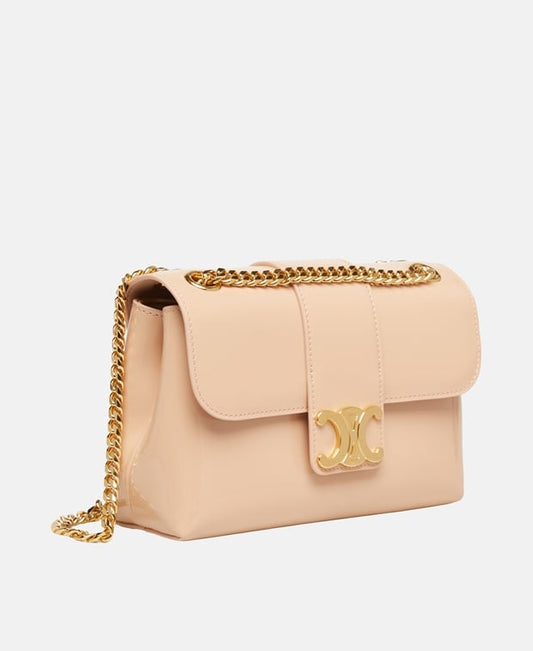 Celine Leather shoulder bag Pink
