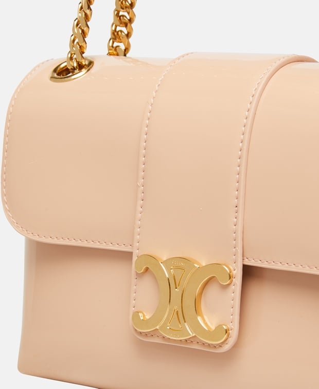 Celine Leather shoulder bag Pink