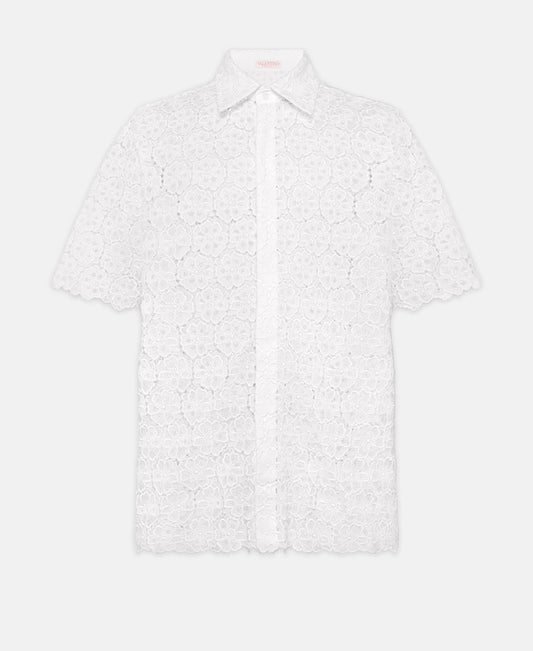 Valentino Garavani Crochet lace shirt