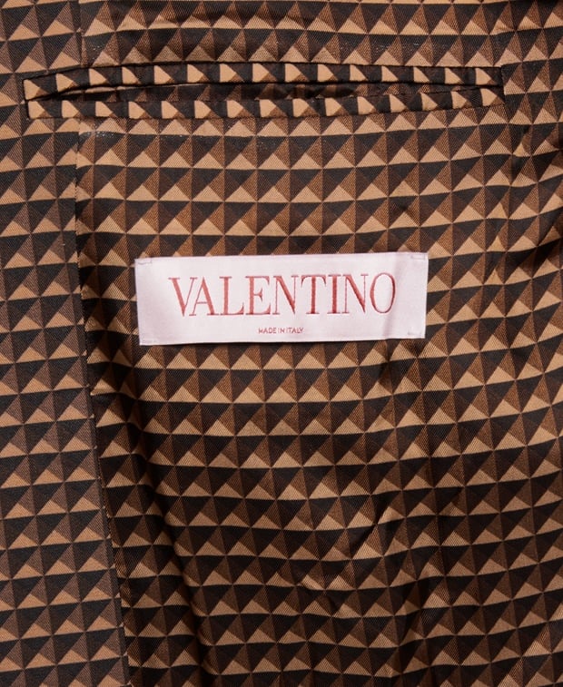 Valentino Garavani Wool suit jacket Camel