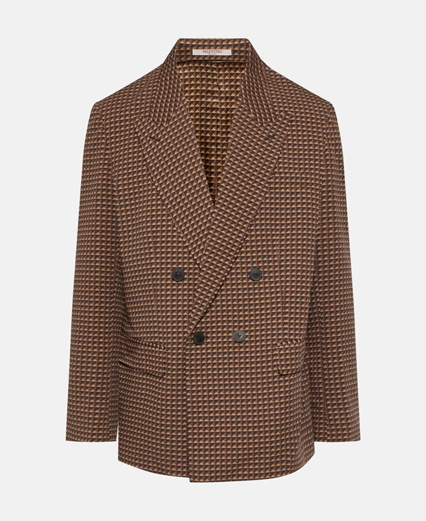 Valentino Garavani Wool suit jacket Camel