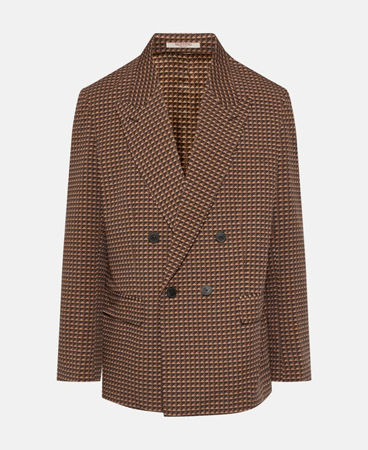 Valentino Garavani Wool suit jacket Camel