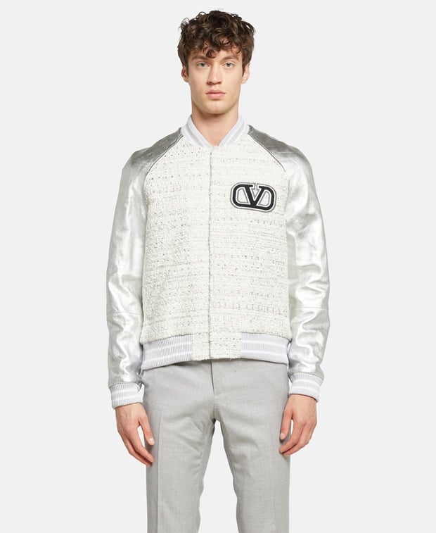 Valentino Garavani Knitted blouson jacket