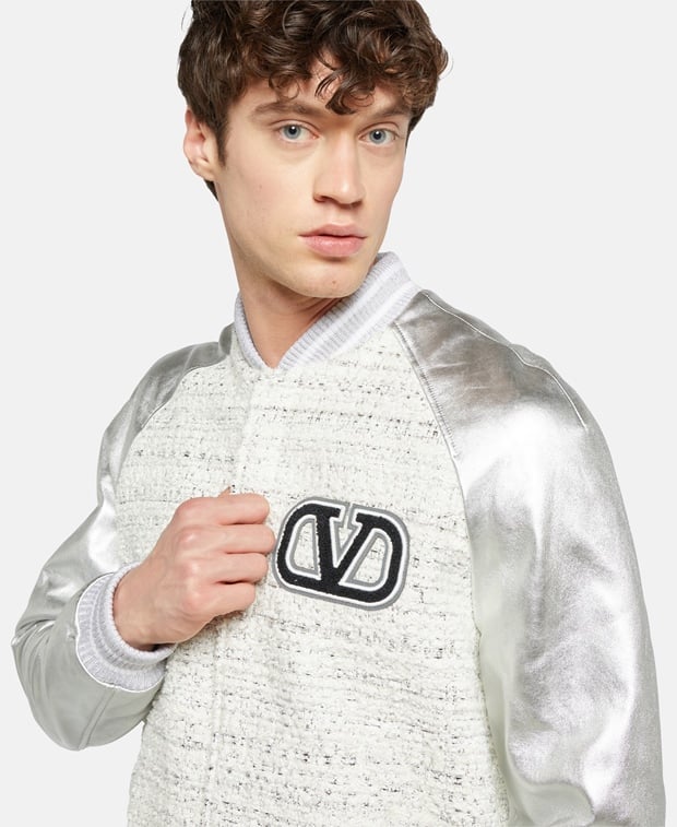 Valentino Garavani Knitted blouson jacket