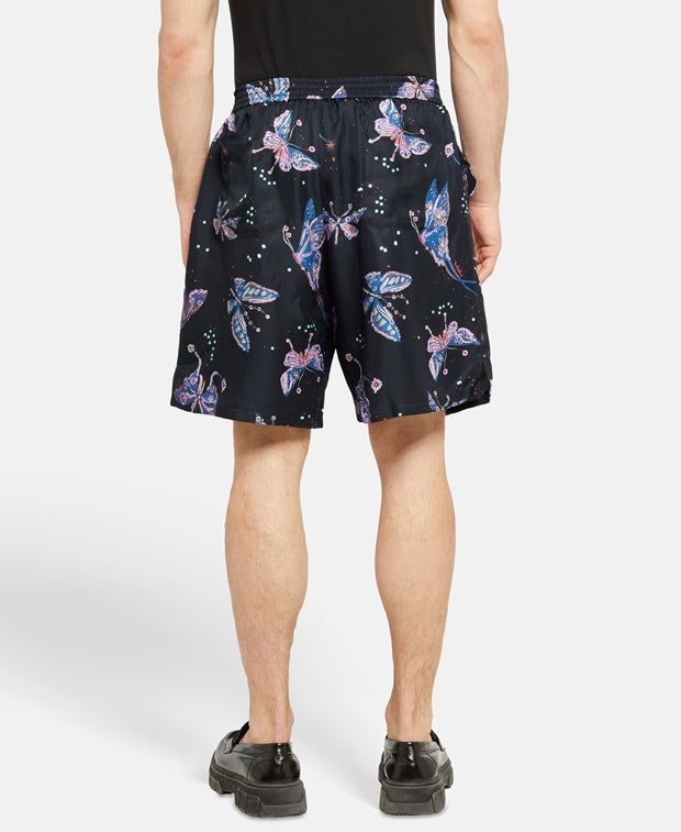 Valentino Garavani Silk shorts Blue
