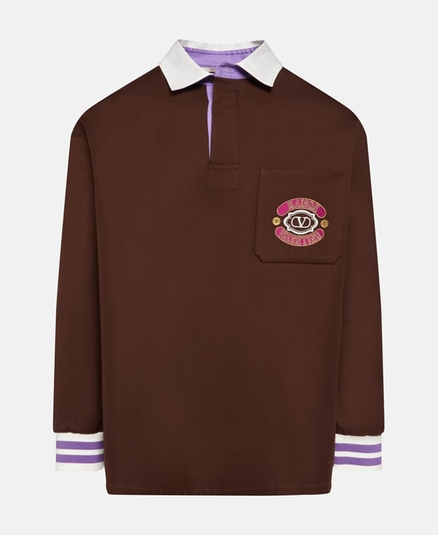 Valentino Garavani Long-sleeved polo shirt
