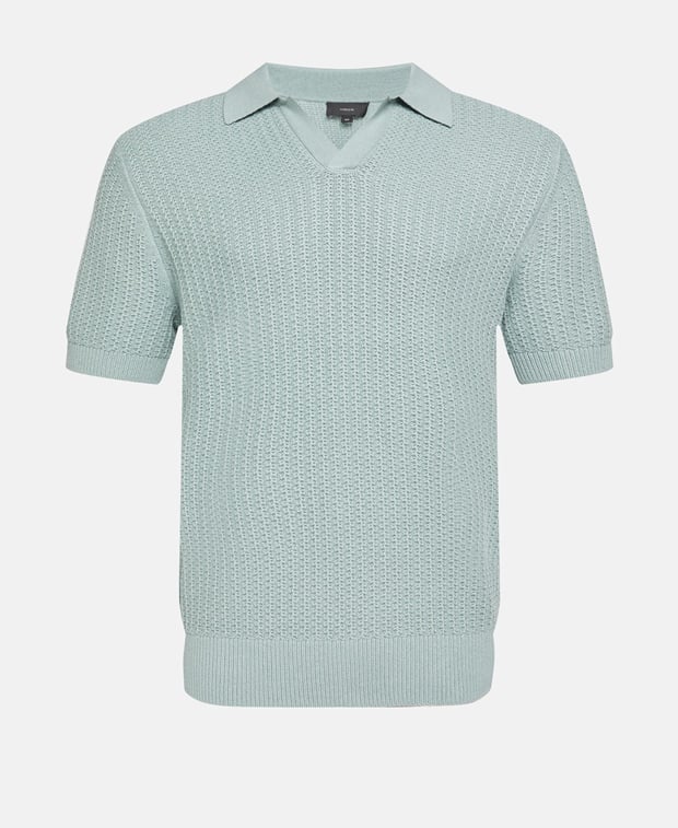 Knitted polo shirt