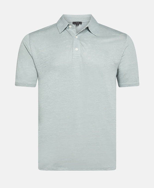 Linen polo shirt