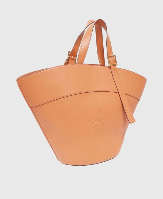 MCM Shopper Cognac