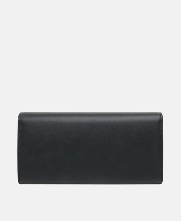 MCM Wallet with shoulder strap Black