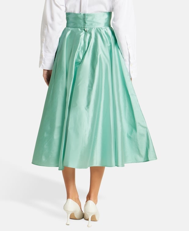 Dolce & Gabbana Silk skirt Green