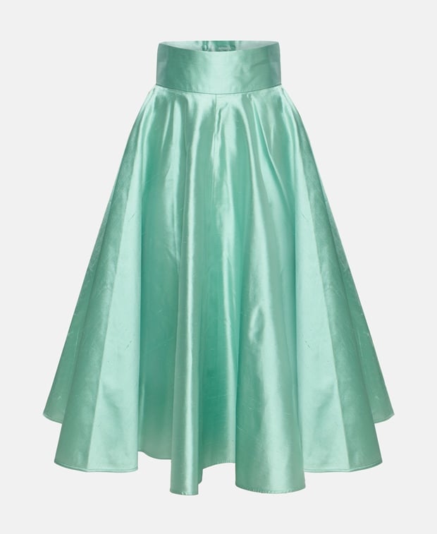 Dolce & Gabbana Silk skirt Green