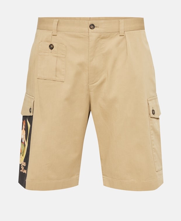 Dolce & Gabbana Cargo shorts Sand