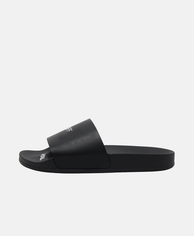 Off-White Off Stamp Pool shoes Black