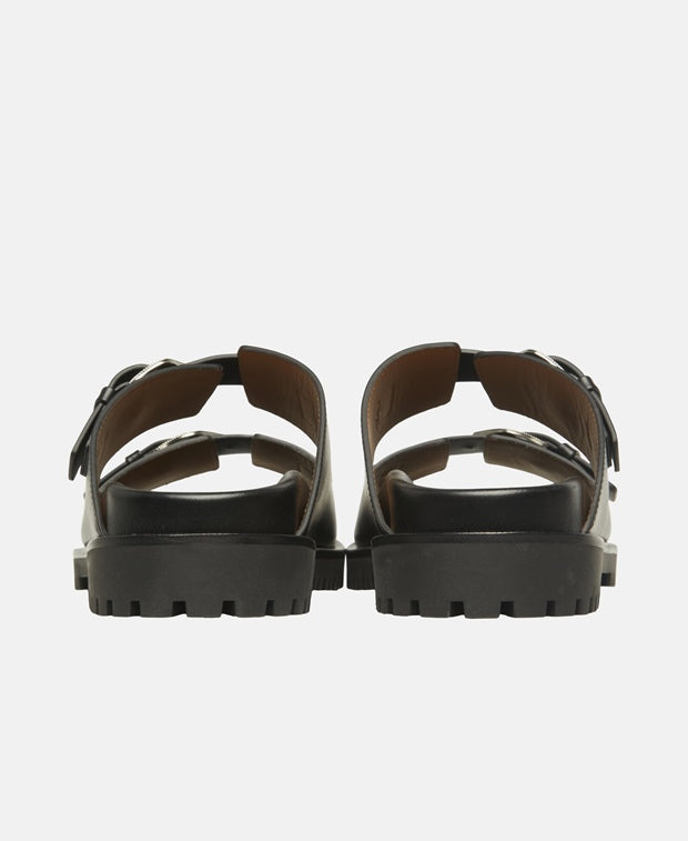 Off-White Shoes-Women-Sandals-Flat Sandals Sandals Black