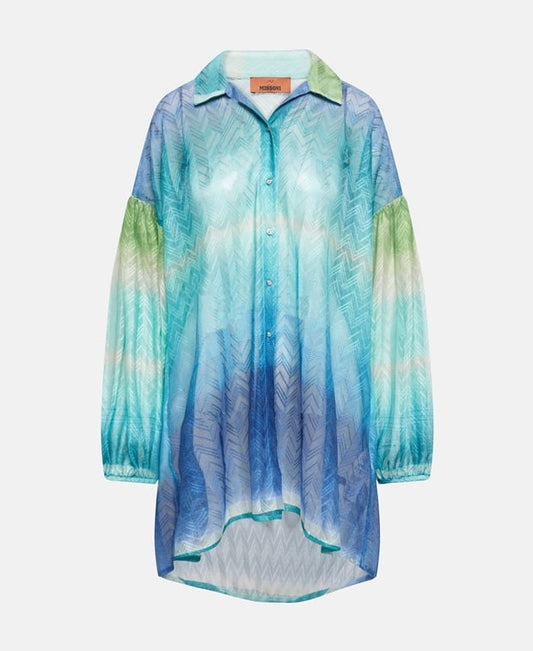 Missoni Long-sleeved blouse Blue