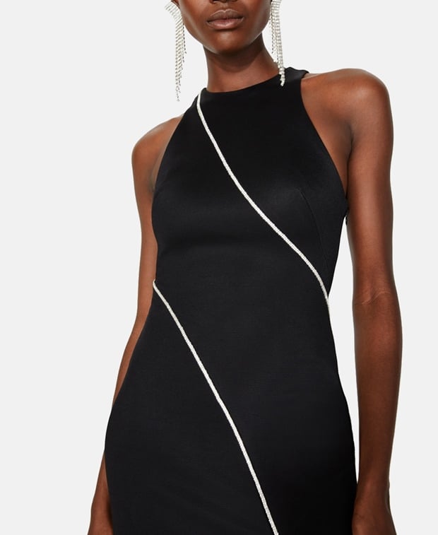 Galvan Bodycon dress Crystal