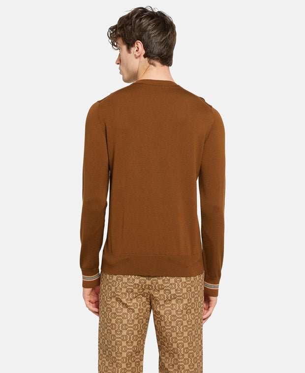 Burberry Wool jumper Dark Brown