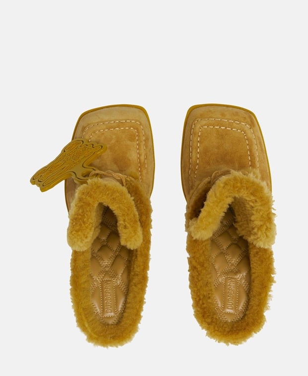 Burberry Mules Ochre