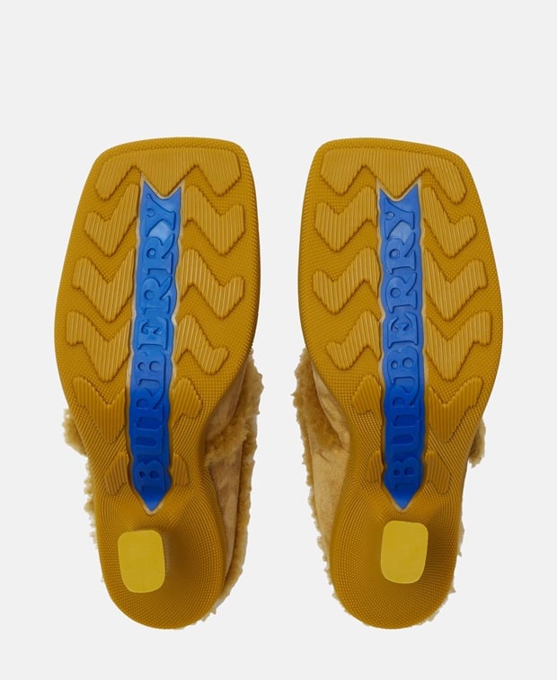 Burberry Mules Ochre
