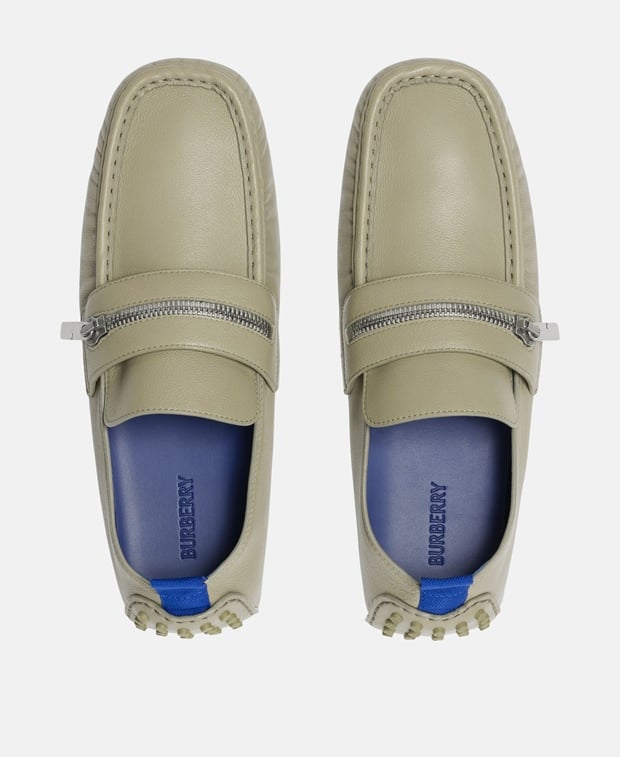Burberry Moccasins Teal