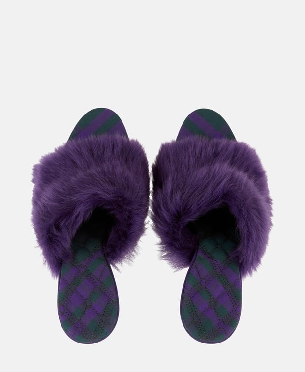 Burberry Mules Purple