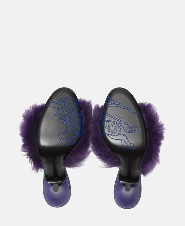 Burberry Mules Purple