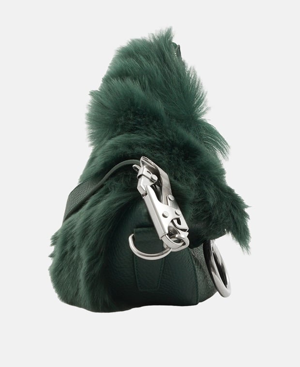 Burberry Leather shoulder bag Dark Green