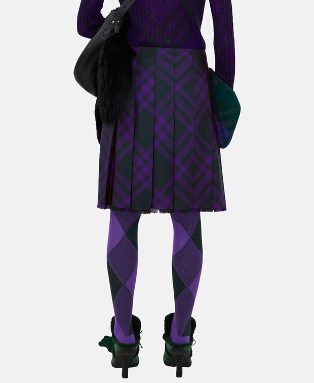 Burberry Wool skirt Petrol