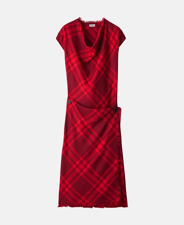 Burberry Wool dress Bordeaux